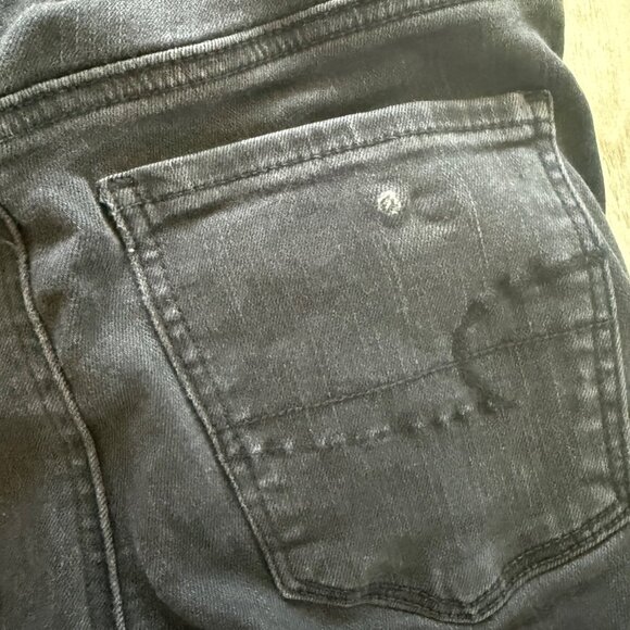 American Eagle Next Level Stretch Black Skinny Jeans Size 2 Short Womens Denim - Picture 3 of 9
